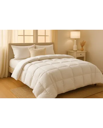 Kołdry puchowe PREMIUM – 100% puch gęsi, lekka konstrukcja kasetonowa i całoroczny komfort